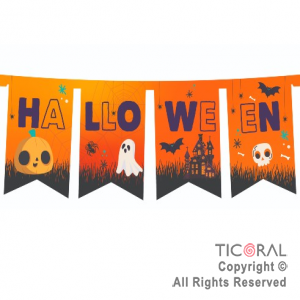 HALLOWEEN BANDERIN x 1